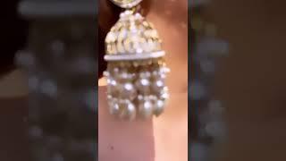 New mirror Jhumkas and tikka! The Chetna!