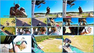 U.S. Soldiers Rappel from Tower in Germany - Epic Training Course