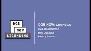 DOB NOW Licensing – Hoisting Machine Operator HMO Training