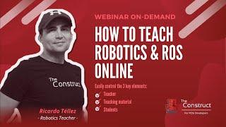 How to Teach Robotics and ROS online