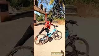 Cycle Stunts at Karkala‍️ #karkala #karkalautsava #cycle #cycling #show #live #action