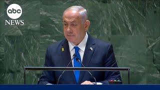 Israeli PM Netanyahu delivers address to United Nations: ‘I came here to set the record straight’