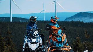 SNOWMOBILE TREE-RIDING WITH THE BOILY BROTHERS IN MASSIF DU SUD – TRENCHERS