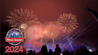 Alton Towers Fireworks 2024 Best Highlights in 4K HDR