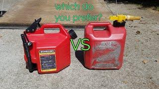 Surecan VS No spill gas cans Review