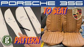 Patterning and Sewing Seat Covers - Porsche 356