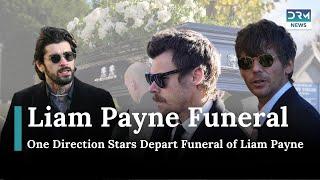 One Direction Stars Depart Funeral of Bandmate Liam Payne | News Today | DRM News | AA14