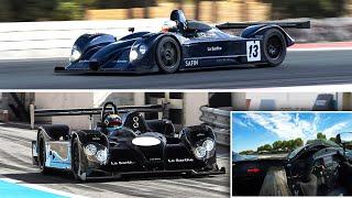 Courage C60 LMP900 & Courage C60 'Hybrid' LMP1: OnBoard, Fly Bys & Judd GV4 V10 Engine Sound!