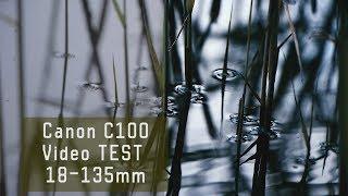 Canon C100 video test + Lens 18-135 mm