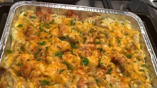 Shrimp & Potato Cheese Casserole