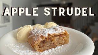 BEST APPLE STRUDEL RECIPE | How to Make Traditional Slovenian Apple Strudel ️ Jabolčni Štrudelj