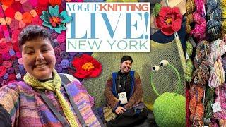 Let's go to a HUGE knitting convention in NYC  Vogue Knitting Live! 2025 Vlog + Haul