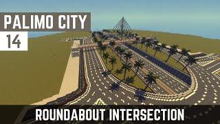 Minecraft Let’s Build A City Timelapse – E14 – Roundabout Intersection – Downtown Palimo