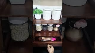 Amazing kitchen item from amazon #unboxing wooden kitchen organizer #shorts #homedecor #amazonfinds