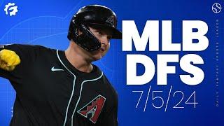 MLB DFS Picks & Strategy for DraftKings & FanDuel (7/5/24)