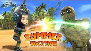 Vir Vs Fast Turtle  | Vir The Robot Boy In Hindi | Summer Vacation New Episode #S04E02