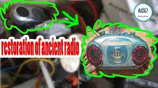 Restoration old broken Radio Cassette | Restoration radio cassette