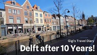 Sunny day in Delft, The Netherlands - Strolling around after 10 years!