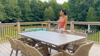 New Patio Furniture | Pool Time with Kids | Amazon Haul | Episode 12