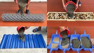 4 Most Beautiful Cement Plant Pot Ideas Made From Familiar Materials - Make Plant Pots At Home