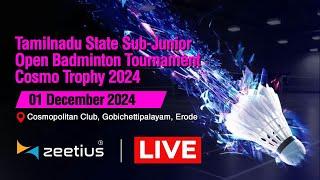 PRIZE DISTRIBUTION - TAMILNADU STATE SUB-JUNIOR OPEN BADMINTON TOURNAMENT COSMO TROPHY 2024