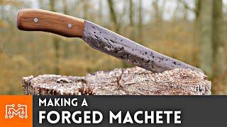 Making a Forged Machete // Blacksmithing | I Like To Make Stuff