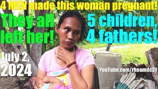 Four Adult Men Made This Young Filipina Pregnant! Five Children with 5 Different Fathers! Filipinos!