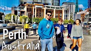 Perth Western Australia  | 4K Walking Tour August 2023 | Elizabeth quay walk |UHD 60fps