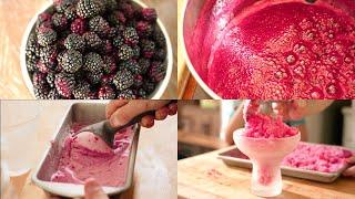 How To Make Homegrown Blackberry Jam,  Ice Cream, & Granita