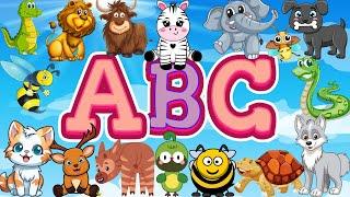 ABCs With Animals | Alphabet Song Nursery Rhymes For Kids #animals #abcd #abc #kids  #alphabet #fun