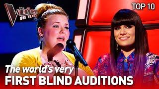 The very FIRST Blind Auditions from around the World in The Voice | The Voice 10 Years
