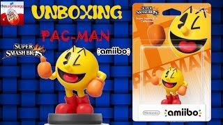 UNBOXING amiibo figure PAC-MAN Super Smash Bros. Nintendo WIIU