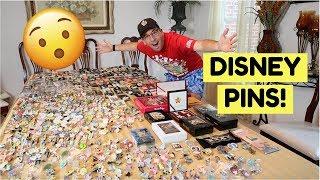 HUGE DISNEY PIN COLLECTION! *700 Pins*