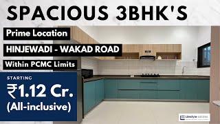 3BHK Spacious Apartment: Sample Flat Tour | Hinjewadi - Wakad Road