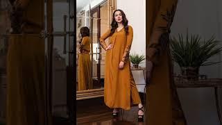 Long Kurti dress design 2024 | Latest plain dress designing ideas by GTM STYLES #latestdressdesign