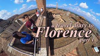 Travel Diary to Florence, Tuscany part 1 | San Gimignano | Siena