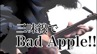 【東方】Bad Apple!!  三味線弾いてみた