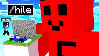 HASANI YAPI KAPIŞMASINDA HİLELİ BLOK İLE TROLLEDİM !! - Minecraft