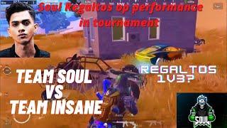 SOUL REGALTOS ALOMOST 1V3 TEAM INSANE || SOUL REGALTOS OP PERFORMANCE ON STREAM|| REGA ON FIRE