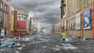 Now Guangzhou, China is paralyzed! The heaviest rain drowns the city in a short time