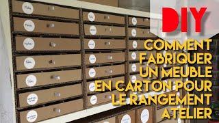 Meuble En Carton : Fabriquer Son Rangement Atelier