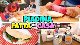 FACCIAMO LA PIADINA IN CASA: Ricetta Facile e Gioco Famiglia GBR