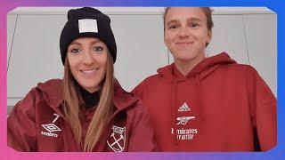 VLOG | West Ham take on Arsenal & UEFA Women's EURO draw reaction  | Lisa Evans