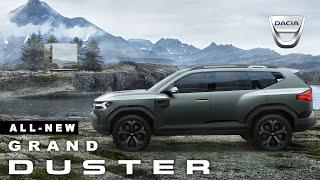 New Dacia Grand Duster 2022 7 Seater 4x4 SUV in All New 2021 Bigster Concept from Renault