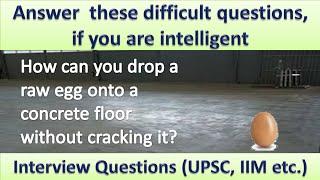 DIFFICULT QUESTIONS AND INTELLIGENT ANSWERS! | ANSWER IF YOU CAN | UPSC INTERVIEW | SM EDUTALK