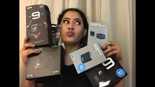 GoPro Hero 9 Black Unboxing en Español - Costo de Camara y MÁS accesorios. ∎ Katherinne Rizo YT