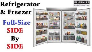FRIGIDAIRE Professional Refrigerator And Freezer Fridge FPRU19F8WF FPFU19F8WF Sub Zero Lookalike