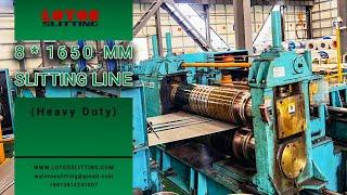 8mmX1650mm Heavy-duty Slitting Line | Heavy Gauge Slitting Machine