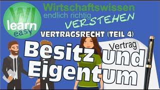 Vertragsrecht (Teil 4): Besitz und Eigentum