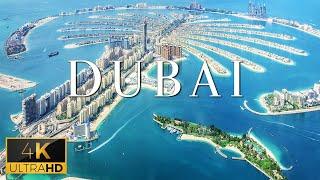 FLYING OVER DUBAI (4K UHD) - Soft Piano Music With Wonderful Natural Landscapes To Calm Your Mind